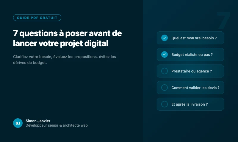 7 questions à poser avant de lancer un projet digital pour votre PME