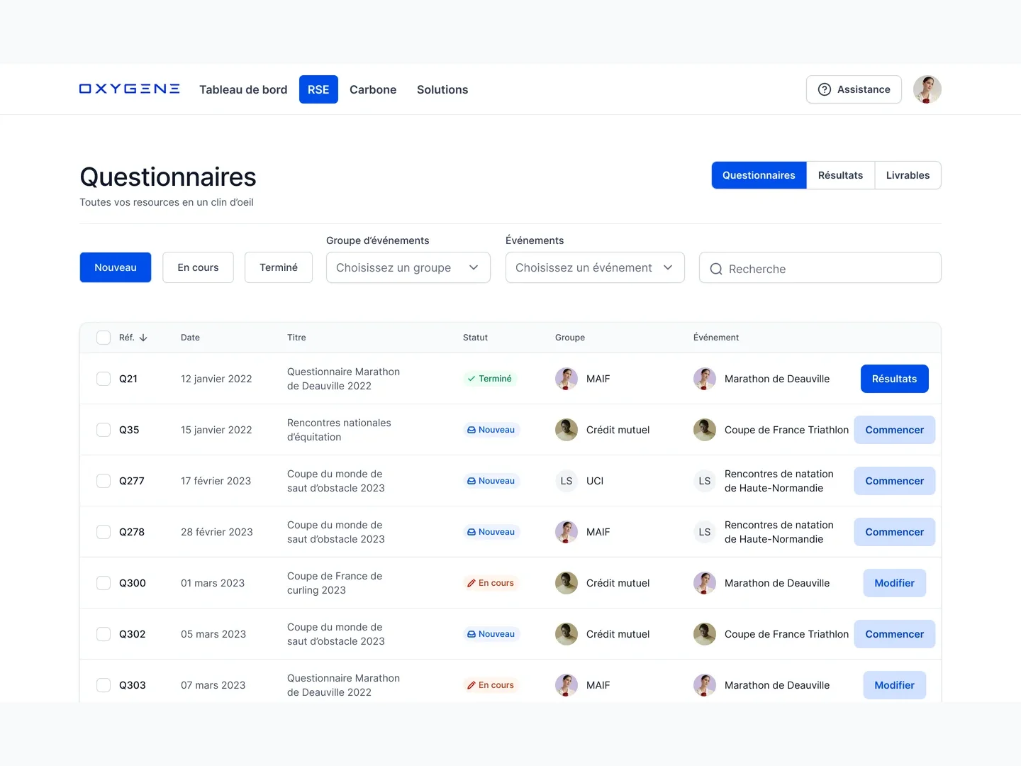 Plateforme d'audit RSE pour le sport de haut niveau — visuel 3