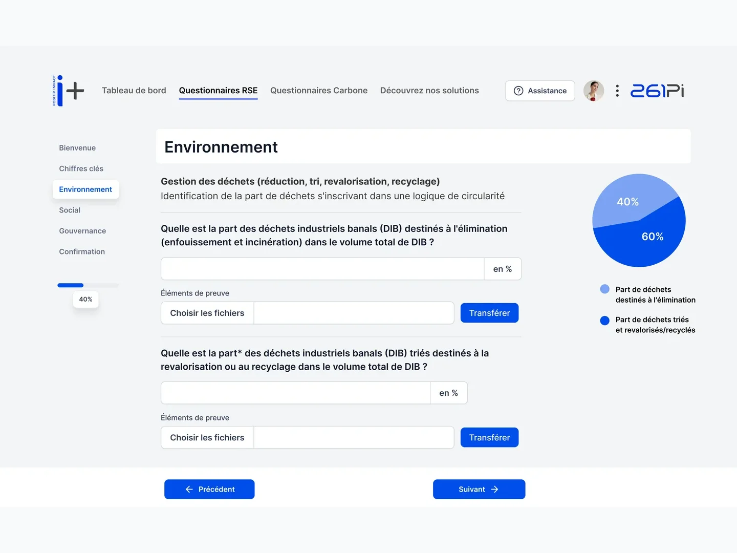 Plateforme d'audit RSE pour le sport de haut niveau