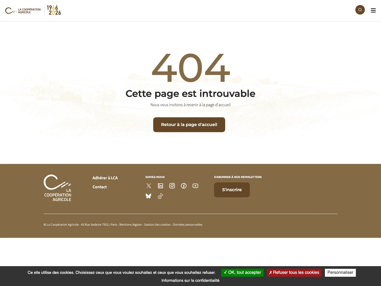 Site institutionnel La Coopération Agricole — Drupal 10, accessibilité et parcours par profil — visuel 7