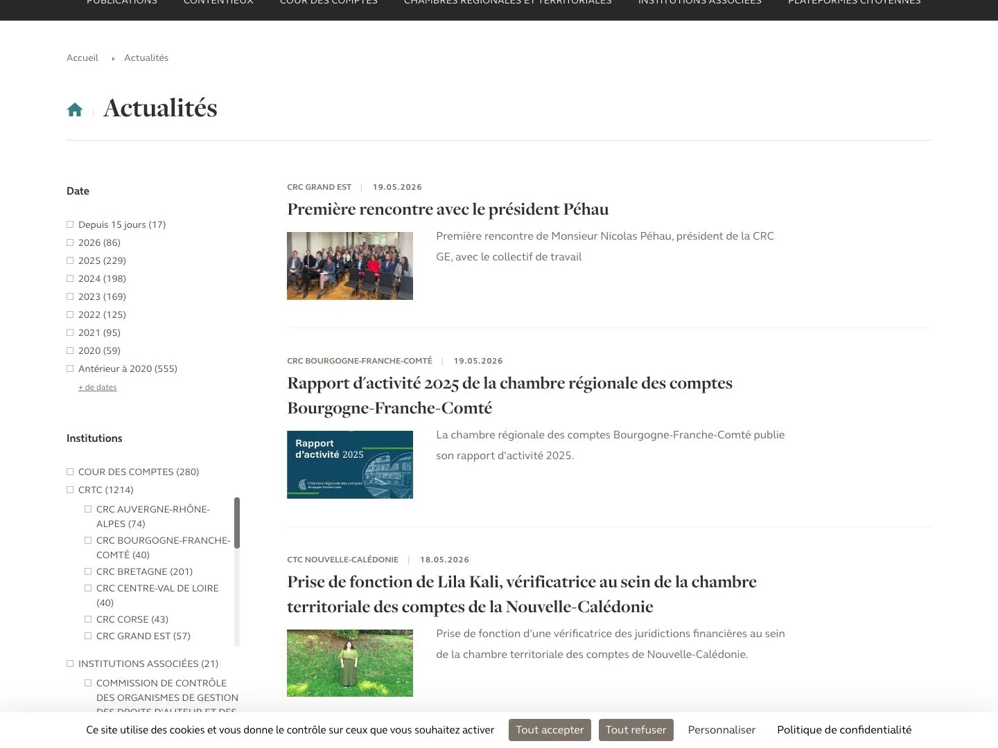 Migration Drupal 10 — Cour des Comptes — visuel 4