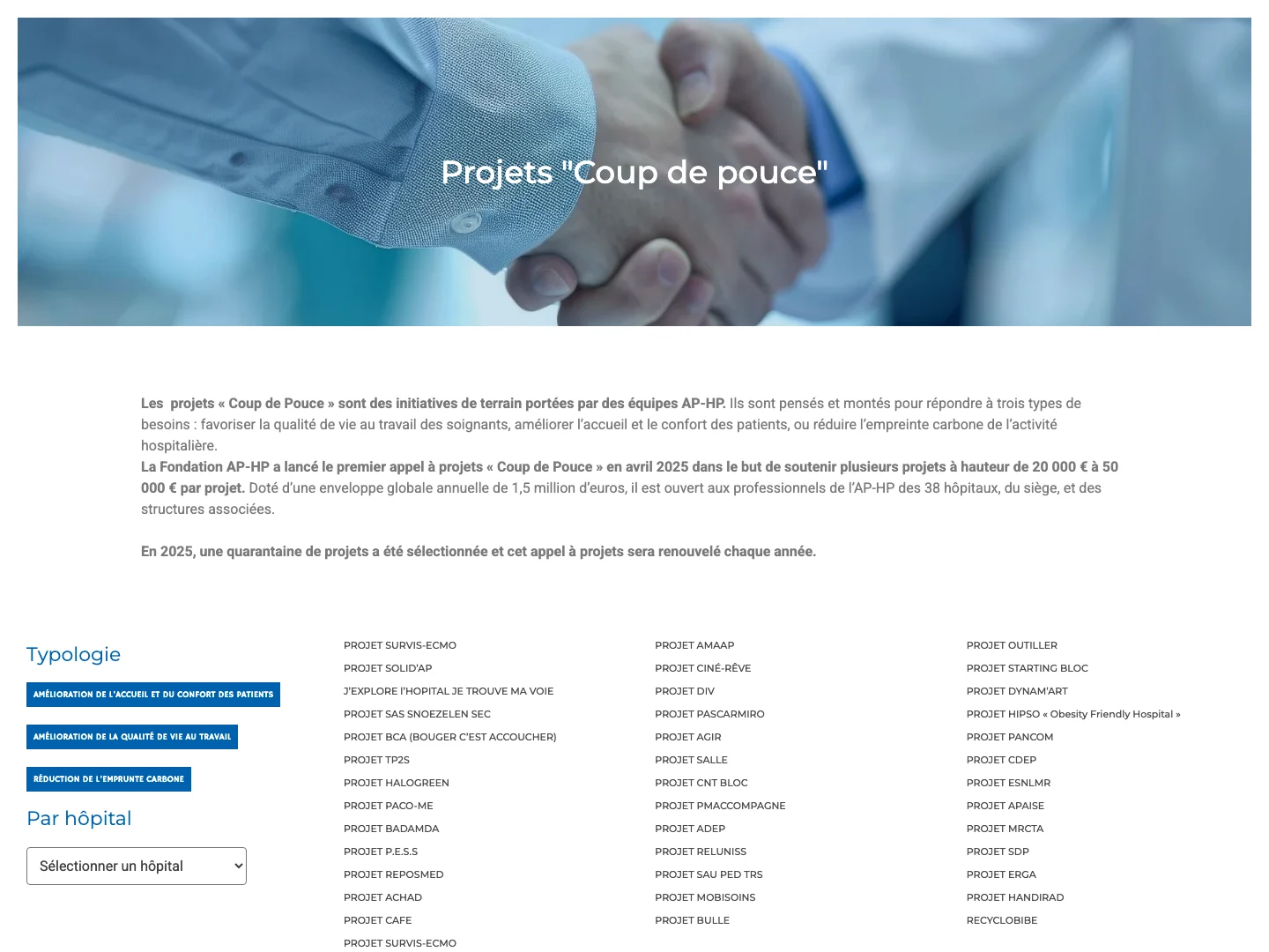 Site et maintenance technique — Fondation AP-HP — visuel 2