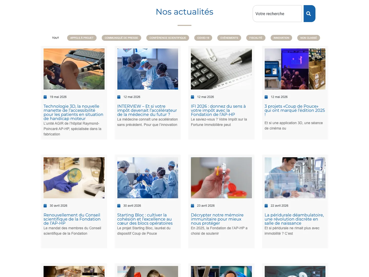 Site et maintenance technique — Fondation AP-HP — visuel 4