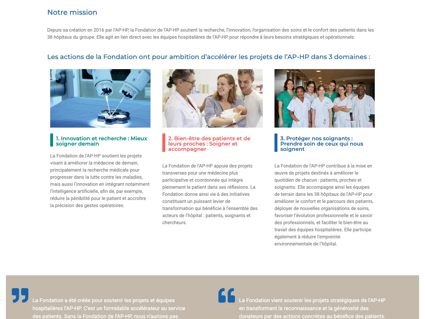 Site et maintenance technique — Fondation AP-HP — visuel 5