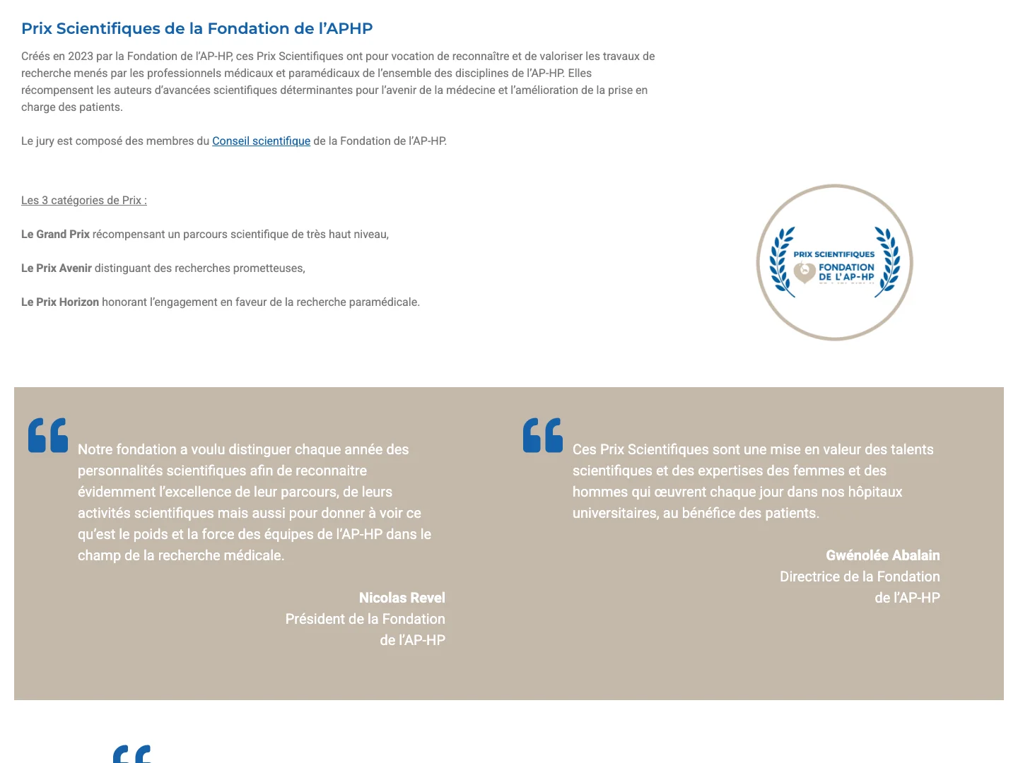 Site et maintenance technique — Fondation AP-HP — visuel 6