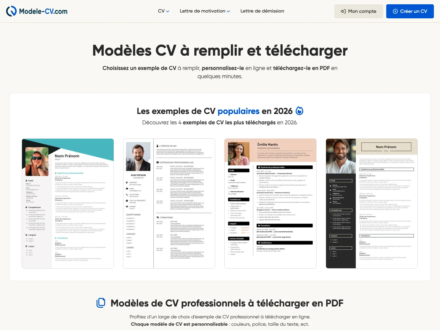 Créateur de CV dopé à l'IA, avec paiement en ligne