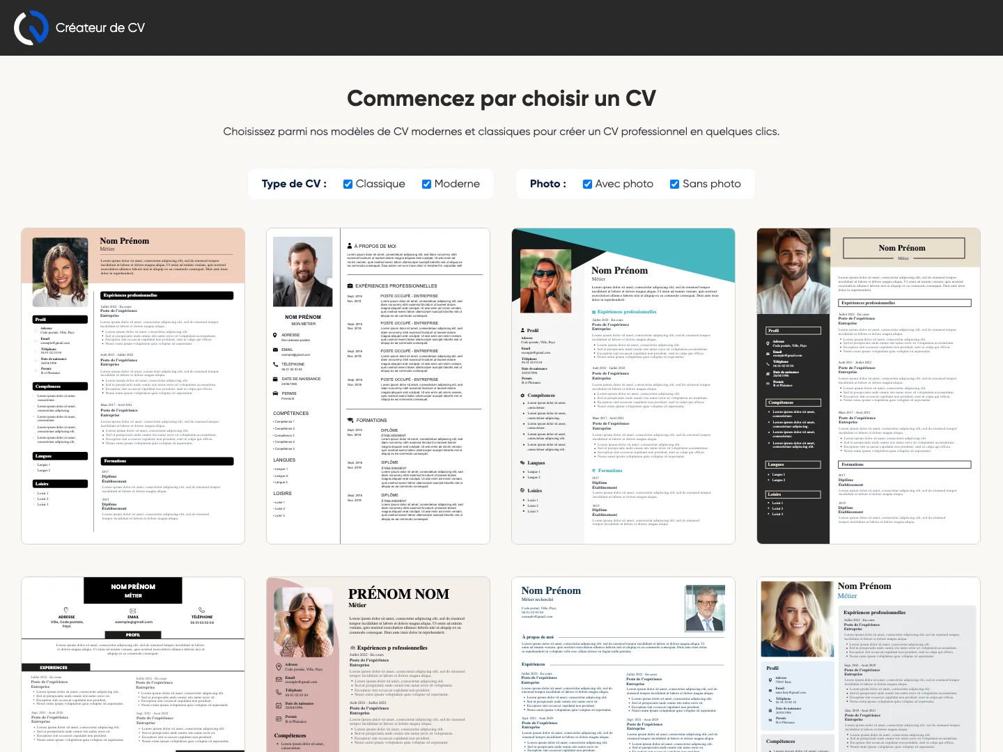 Créateur de CV dopé à l'IA, avec paiement en ligne — visuel 3