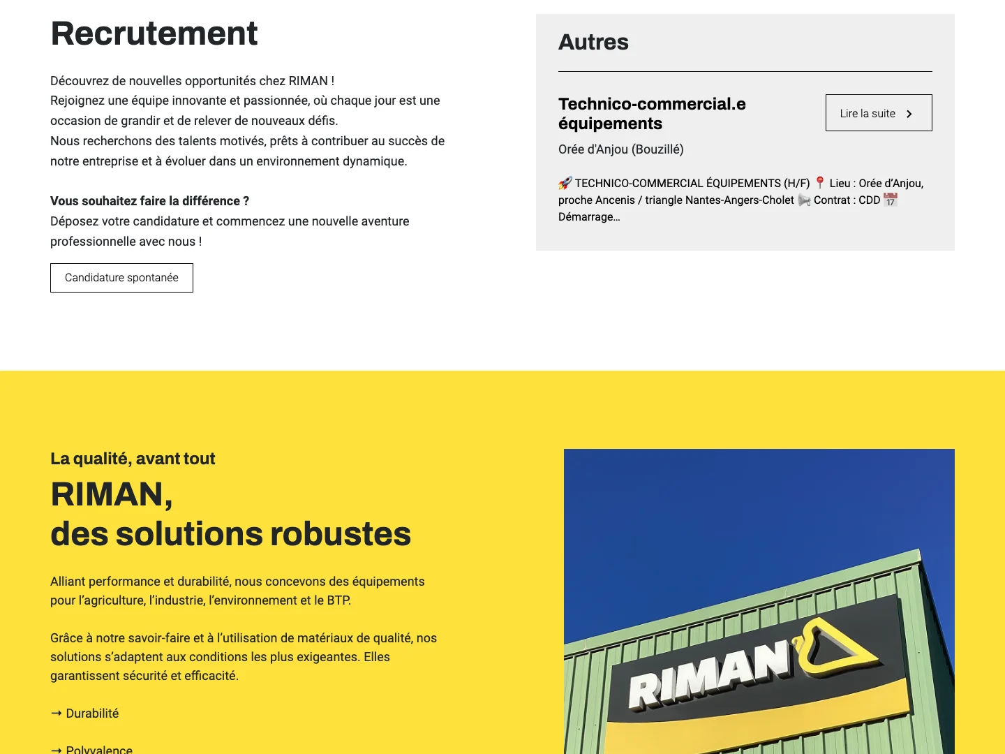 Site vitrine et stratégie digitale pour Riman — visuel 5