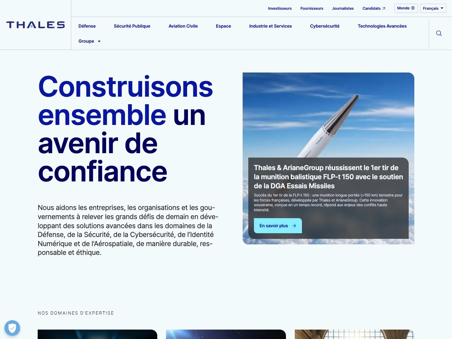 TMA front-end Drupal 9 — Thales Group